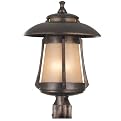 3 Light Large Post Lantern - Golden Bronze Finish (21")
