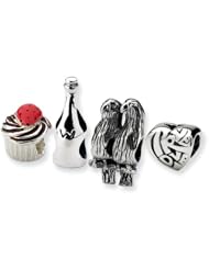 Sterling Silver Reflections Celebration & Anniversary Boxed Bead Set