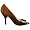 BCBGirls Women's Ariel Peep Toe Pump,Brown Sugar Patent,5.5 M US