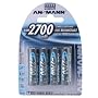 Ansmann NiMH Akku AA Mignon 2700 mAh 4er Pack