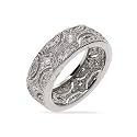 Julie's Victorian Style Wedding Band