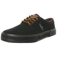 [ポロラルフローレン] POLO RALPHLAUREN FAXON LOW  8161556513H2 BLACK/BLACK(ブラックブラック/US 8)