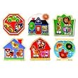Melissa and Doug Jumbo Knob Puzzle Set