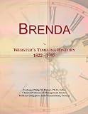 Brenda: Websters Timeline History, 1822 - 1997