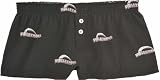 Volleyball Wording Novelty Black Jersey Cotton Girl Boxers Mini Itty Bitty Shorts 1" Inseam, Covered elastic waist, 100% cotton,