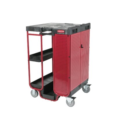 Ladder Cart with Cabinet