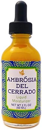 Ambrosia del Cerrado Organic Liquid Moisturizer with Aloe and Pequi Fruit, Buriti, and Moringa Oil; Vegan, Certified Cruelty Free, Handcrafted in the USA (2 fl oz)
