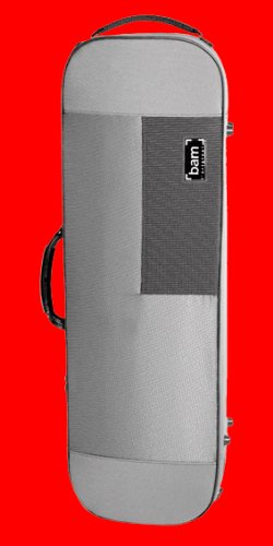 Bam Stylus 5001S 4/4 Violin Case with Black Exterior and Silver Interior
