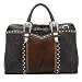 American West Wild Horses Zip Around Briefcase
