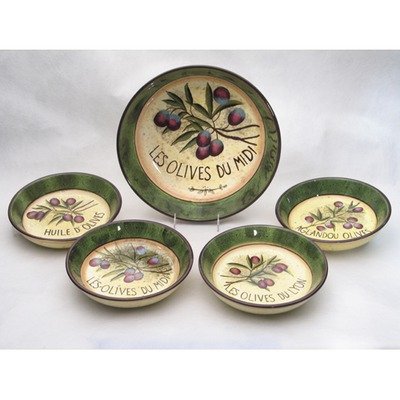 Certified International Garden of Olives 5 Piece Pasta Sets 41pG8r7J%2BoL Certified International Garden of Olives 5 Piece Pasta Sets