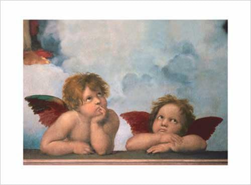 Cherubini (Virgin Mary detail) Poster Print, 15.75x11.75