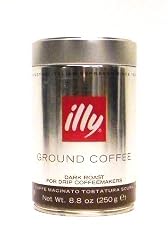 Illy Ground Coffee for drip machines DARK ROAST