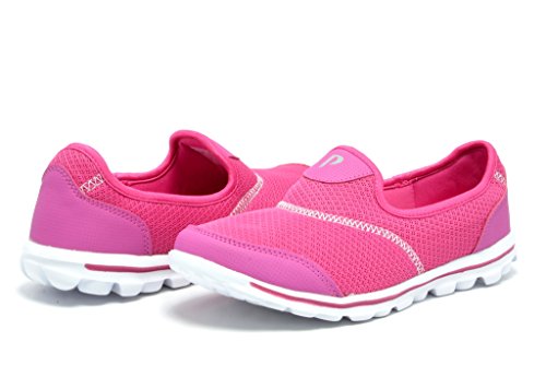 Dream Pair 2612 Women's Flexsible Athletic Light Weight Go Walking Slip On Sneakers Shoes New