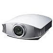 Sony VPL VW 50 SXRD-Projektor "Full HD" (Kontrast 15000:1, 900 ANSI Lumen) silber