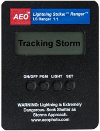 AEO Photo Lightning Strike Ranger Storm Distance & Warning Device