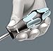 Wera 05032007001 Kraftform Stainless 3334 Stainless Steel Slotted Screwdriver, Lasertip, 10mm Head, 8