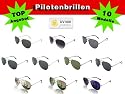 70er 80er Jahre Retro Alsino® Sonnenbrille Pornobrille Pilotenbrille Sonnenbrillen V-705