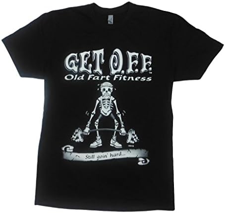 OFF Lifestyle Old Fart Fitness Still Goin Hard Weight Lifting T-Shirt Medium Black