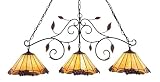 Landmark 039-IA Grape Trellis 3-Light Pendant, 15-Inch, Antique Iron