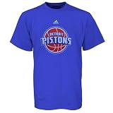 adidas Detroit Pistons Royal Blue Youth Primary Logo T-shirt