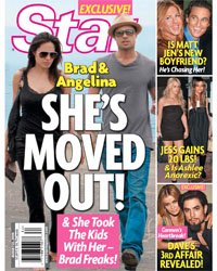 Star Magazine Angelina Jolie & Brad Pitt August 21, 2006 Issue