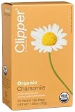 Clipper Organic Chamomile Infusion, 20-Count Herbal Tea Bags (Pack of 6)