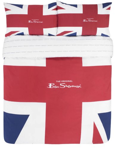 Childrens Toyshop  Kitchen & Housewares : ZAP BEN SHERMAN UNION JACK DOUBLE DUVET SET