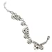 West Coast Jewelry Women's Stainless Steel Polished Heart Charm Dangle Bracelet - 6.5