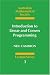 Introduction to Linear and Convex Programming (Australian Mathematical