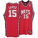 Vince Carter Red adidas NBA Authentic New Jersey Nets Jersey - 48