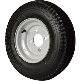 4-Hole High Speed Standard Rim Design Trailer Tire Assembly - 480-8