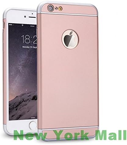 iPhone 6s Case,iphoen 6 Case,New York Mall 3 in 1 Slim Design **NEW**[Premium Non SlipSurface]with Excellent Grip Case Fit for iPhone 6s/6(4.7 inch) (Rose Glod)