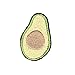 Avocado DIY Iron On Embroidered Applique Patch