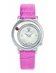 Versace Womens VDA050014 Venus Analog Display Quartz Pink Watch