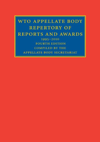 WTO Appellate Body Repertory of Reports and Awards