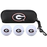 Georgia Bulldogs NCAA Golf Ball (3) Mulligan Pouch