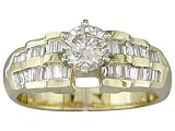 H/SI QLTY EGL CERTIFIED 0.92CTTW DIAMOND RING