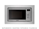 Baumatic 17 litres Solo Built-in Microwave Oven Stainless Steel