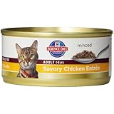 Hill's Science Diet Adult Optimal Care Savory Chicken Entree Minced Cat Food, 5.5-Ounce Can, 24-Pack