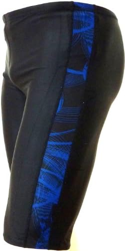 Adoretex Male Stellar Spirals Jammer - MJ008 - Black/Blue - 32