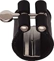 Vandoren Leather German Clarinet Ligatures and Caps, Bb Clarinet Ligature with Plastic Cap