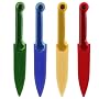 Progressive International 4-Piece set Food Safety Paring Knives
