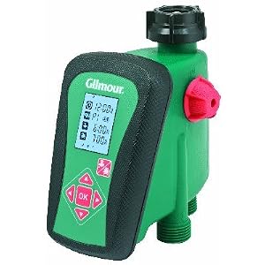 Gilmour 9600 Dual Hose 8-Cycle Digital Water Timer by