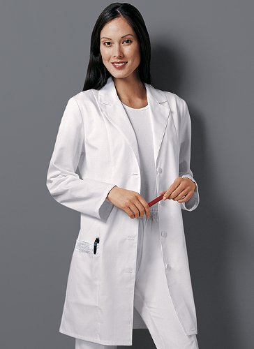 Cherokee 2351 Women's Fashion Whites Lady Luxe Lab Coat White Large On Sale