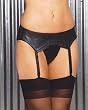 Elegant Moments Leather garter belt L9168