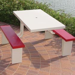 Prairie View Rectangle Picnic Table - Green