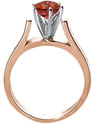 0.75 Ct Round H/I I1 Diamond 18K Rose Gold Ring