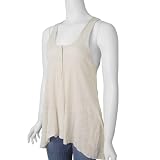 Lux Brand 4 Button Tunic Style Tank