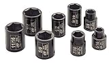 Ingersoll Rand SK3H8 3/8-Inch Drive 8-Piece SAE Standard Impact Socket Set