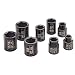Ingersoll Rand SK3M8 3 8 Drive 8 Piece Metric Standard Impact Socket Set